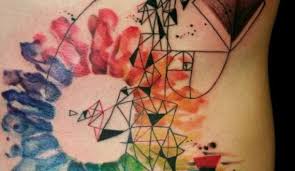 It is a bright, bold option, and one that really stands out. Interessantes Geometric Watercolor Tattoo Fur Manner Freshouse