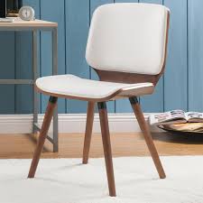 Acme Furniture Nemesia Mid Century Modern Accent Chair With Faux Leather Upholstery A1 Furniture Mattress Upholstered Chairs