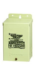 Electronic ballast has six ports, two ports out of six. Amazon Com Intermatic Px300 12v 300w Transformer With Automatic Circuit Breaker Pool Transformer Garden Outdoor