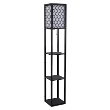 When it comes to brightening your home, floor lamps provide a practical alternative to harsh overhead light fixtures. Floor Lamp With Shelves To Enhance Your Small Space Mysmallspace