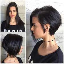 Resultado De Imagen Para Asymmetrical Bob Short On One Side Short Hair Styles Thick Hair Styles Short Asymmetrical Haircut