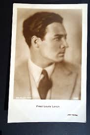 Fred Louis Lerch real photo postcard Austrian actor