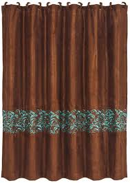 Check spelling or type a new query. Amazon Com Hiend Accents Wyatt Copper Taffeta Style Curtain W Turquoise Scrollwork Includes 12 Matching Fabric Covered Shower Rings 72 X 72 Brown Home Kitchen
