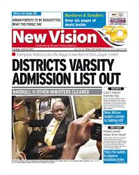 New Vision Uganda Newvisionwire News Visions Current Events