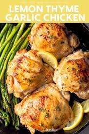 Lemon Thyme Chicken With Three Ways To Cook It Either On The Stove On The Grill Or In The Oven We Ve Free Chicken Recipes Lemon Thyme Chicken Thyme Chicken