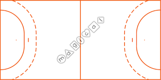 Check out our quick overview on the rules and dimensions of a handball court, for both men and women. Handball Court School Playground Markings Primary Schools Secondary Schools And Further Education Sports And Training Magical Playground Markings