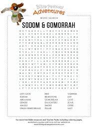 Coloring pages on passages from the book of genesis. Sodom Gomorrah Bible Pathway Adventures