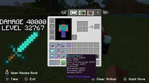 How To Get 32k Sword On Minecraft Console Max Enchantment On Ps4 Xbox Pe Youtube
