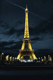 The tower is manmade and is the second largest monument of france after millau viaduct. Eiffel Tower At Night Paris France Version 2 Photograph By Gerson Fuzitaki