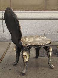 Venetian Grotto Chair And Table Set Chair Fantasy Furniture Shell Chair