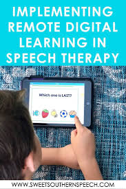 How To Implement Remote Digital Speech Teletherapy Telepractice Sweet Southern Speech In 2020 Speech Therapy Games School Speech Therapy Speech Therapy Materials