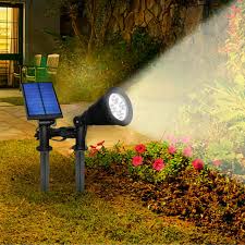 Solar outdoor spotlight garden lights solar landscape lights 2 In1 Solar Power Spot Light Led Garden Lamp Outdoor Walkway Lawn Landscape Path For Sale Online Ebay