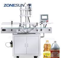 Plastic Jerry Can Engine Oil Car Cleaner Funel Screw Capping Machine