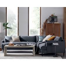 Monahan 2 Piece Right Arm Corner Sofa Sectional Reviews Crate And Barrel In 2020 Corner Sofa Double Chaise Sectional Sectional Sofa