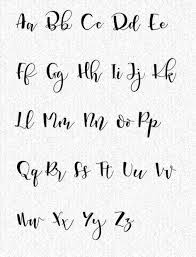 40 Calligraphy Alphabets And Writing Styles For Beginners Dengan Gambar Huruf Huruf Tulis Tangan Jenis Huruf Tulisan