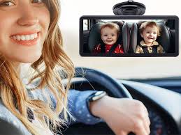 Amazon.com: 2-Kids Baby Car Camera for Seat: Pantalla ultraancha de 6.9  pulgadas con dos cámaras orientadas hacia atrás