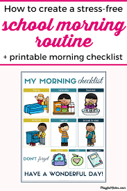 How To Create An Easy And Stress Free School Morning Routine