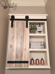 Sliding barn doors | artisan hardware. Diy Sliding Barn Door Bathroom Cabinet Shanty 2 Chic