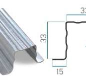 ConstruFrame - perfil cartola ripa metálica para telhado ...