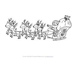 Santa Flying In Sleigh Coloring Page Christmas Pictures To Color Free Christmas Coloring Pages Christmas Coloring Pages