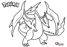 Free printable pokemon coloring pages. Mega Charizard Pokemon Coloring Page Collection Of Cartoon Coloring Pages For Teenage Printabl Pokemon Coloring Pokemon Coloring Pages Pokemon Coloring Sheets