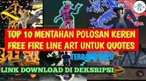 Flame nature abstract hd backgrounds burn. Kumpulan Mentahan Polosan Keren Free Fire Line Art Untuk Quotes Terbaru 2020 Youtube