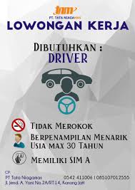 Cari lowongan driver terbaru di indonesia, temukan listing lowongan driver terbaru hanya di olx pusat lowongan terlengkap di indonesia. Lowongan Kerja Driver