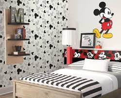 Disney Kids Mickey Mouse Heads Wallpaper Black Gray Disney Kids Rooms Mickey Mouse Kids Room Disney Room Decor