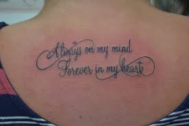 Forever tattoo tattoo ideas tattoo maybe key tattoos. Always On My Mind Forever In My Heart Artistic Ink Tattoo Studio Facebook