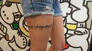 leg girls writing lettering tattoo ink blackink inked tattoo lettering ink tattoo tattoos