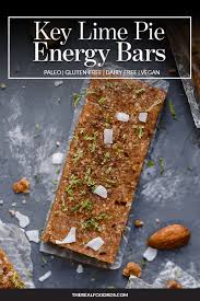 Key Lime Pie Energy Bars Recipe Good Healthy Recipes Lime Pie Paleo Recipes Easy