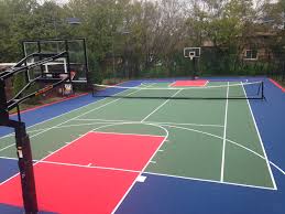 By paige cerulli the right outdoor basketball court surfaces can enhance any park, recreational area, or even your own backyard. Backyard Basketball Court Installation In Chicago Il