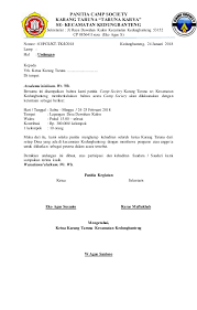 Contoh surat resmi undangan doa bersama. Doc Contos Surat Undangan Kegiatan Karang Taruna