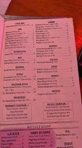 Меню Barney's Beanery Santa Monica, Санта-Моника