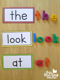 A few years ago, i started making my first word clock, inspired by the nice instructables available.now that i made eight word clocks, which i try to improve each time, i think it is time to share my experience!an advantage of m. Building Sight Words From Reading The Alphabet With Magnetic Letters This Reading Mama