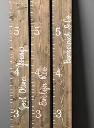 growth chart wooden growth chart personalized growth chart