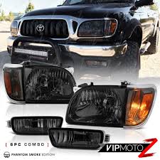 Smoke Tinted 2001 2004 Toyota Tacoma Headlight Corner Light Assembly Left Right Ebay Motors Parts Toyota Tacoma 2004 Toyota Tacoma Toyota Tacoma Accessories