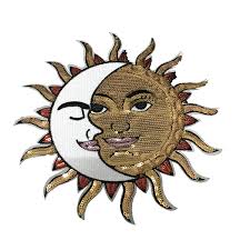 She supported his decision to leave for the mountains when twolegs threatened their home. Dz Half Moon Half Sun God Face Sequined Iron On Patches For Clothes Jacket Diy Embroidery Appliques Large Patches Aliexpress
