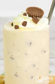 Milkshakes are a true american classic. Boozy Milkshake With Reese S Peanut Butter Cups Trop Rockin