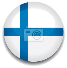 Finská vlajka, známá jako siniristilippu (modrý kříž), je další z řady vlajek vycházejících z dánského danneborgu. Finsko Vlajka Tlacitka Fototapeta Fototapety Finsko Euro Koule Myloview Cz