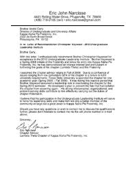 Free 5 Fraternity Recommendation Letters In Pdf