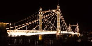 The manhattan skyline and brooklyn bridge at night seen from bro. 10 Beautiful Light Displays On Bridges Bridge Masters