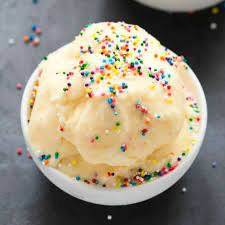 There are eggs in the recipe, so it's made with a custard base. No Churn Protein Ice Cream Just 3 Ingredients The Big Man S World