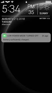 Request Tweak To Stop Low Power Mode From Automatically Turning Off After Charging Jailbreak