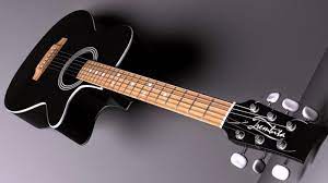 Acoustic Guitar Wallpaper Hd 1080p Wallpaper For Pc Black Acoustic Guitar Acoustic Guitar Guitar