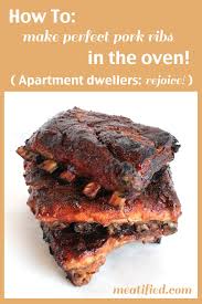 Perfect Pork Ribs How To Cook Ribs In The Oven Recipe How To Cook Ribs Real Food Recipes Rib Recipes