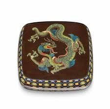 17th Century Chinese Paintings From The Tsao Family Collection Namikawa Yasuyuki Incense Container Kogo With Design Of Dragon Circa 1900 1905 Lacma Gift From The Japanese Cloisonne Ename Eastern Art Dragon Collection