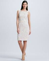 Theia Sleeveless Tweed Cocktail Dress Dresses Latest Fashion Dresses Cocktail Dress