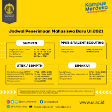 Simak ui atau seleksi masuk universitas indonesia adalah ujian seleksi terpadu yang diselenggarakan oleh universitas indonesia yang diperuntukan kepada calon. Universitasindonesia On Twitter Yuk Catat Jadwal Penerimaan Mahasiswa Baru Ui 2021 Untuk Jenjang Sarjana Dan Vokasi Simpan Dan Sebar Luaskan Informasi Ini Ke Teman Teman Kalian Jangan Sampai Terlewat Yaaa Persiapkan Diri Sebaik