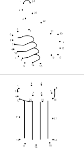 You could also print the picture using the print button above the image. 2 Simple Dot To Dot Pictures Thumb Up 1 24 Trash Can 1 20 Dot Worksheets Dots Dot To Dot Printables